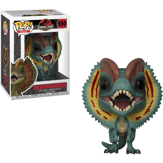 FUNKO POP DILOPHOSAURUS JURASSIC PA image 0