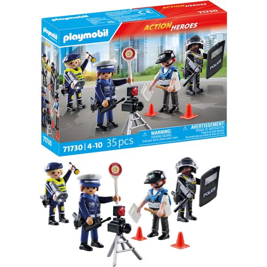 SET FIGURAS POLICIA PLAYMOBIL image 0