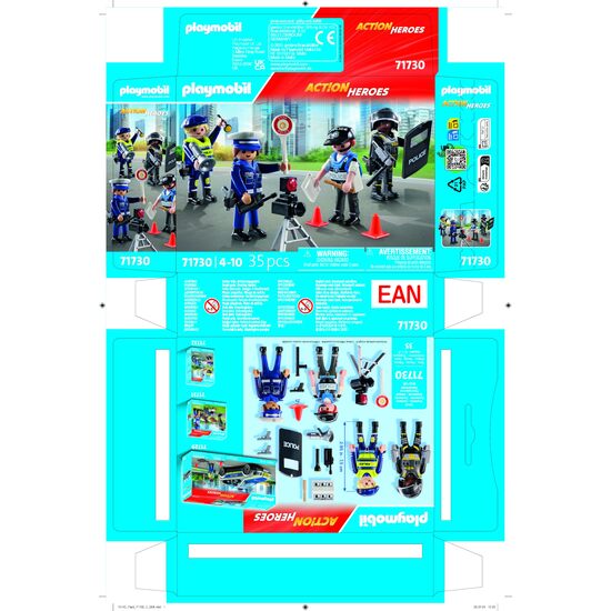 SET FIGURAS POLICIA PLAYMOBIL image 1