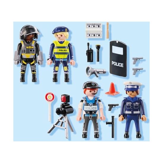 SET FIGURAS POLICIA PLAYMOBIL image 2