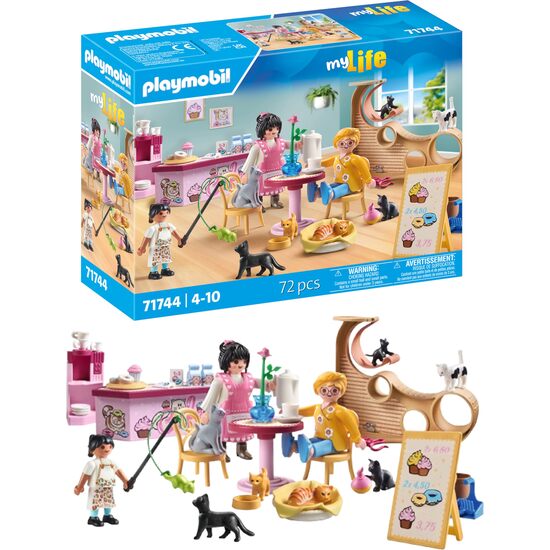 CAFETERIA PARA GATOS PLAYMOBIL image 0