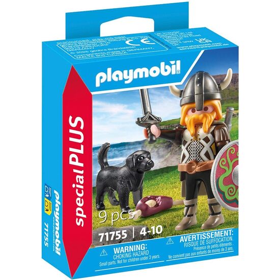 VIKINGO CON PERRO GUARDIAN PLAYMOBI image 0
