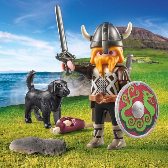 VIKINGO CON PERRO GUARDIAN PLAYMOBI image 2