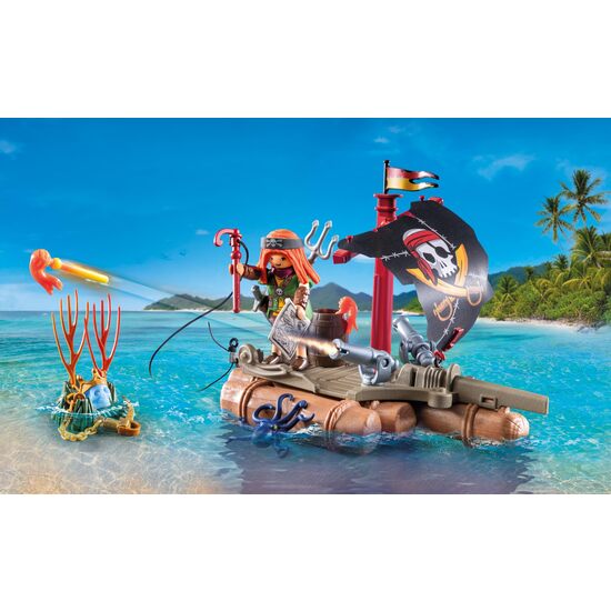 BOTE PIRATA CON TESORO PLAYMOBIL image 1