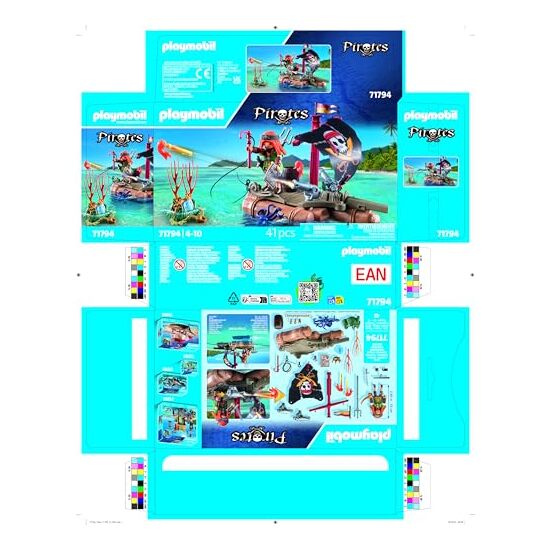 BOTE PIRATA CON TESORO PLAYMOBIL image 5