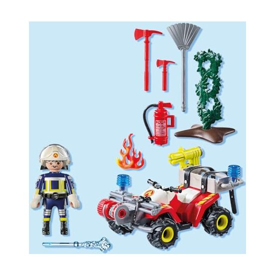 QUAD BOMBEROS PLAYMOBIL image 2
