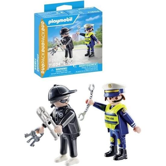 DUO PACK POLICIA Y LADRON PLAYMOBIL image 2