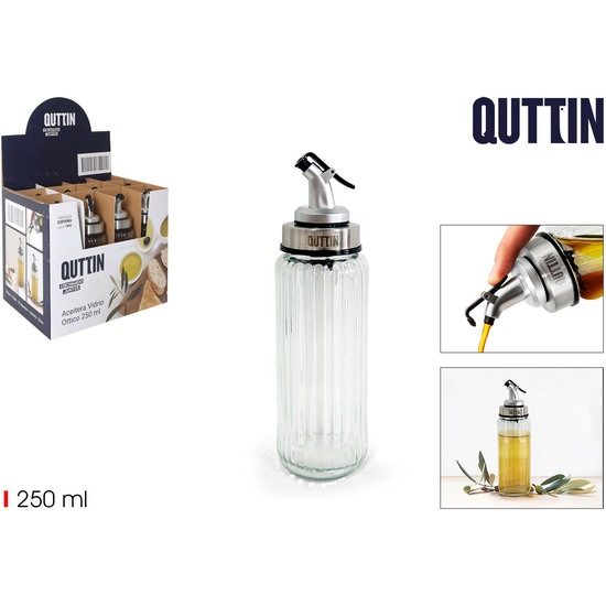ACEITERA VIDRIO OTTICO C/TAPON 250M QUTTIN image 0