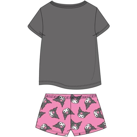 PIJAMA CORTO SINGLE JERSEY HELLO KITTY KUROMI image 1