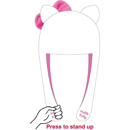 GORRO PUNTO APLICACIONES HELLO KITTY image 1