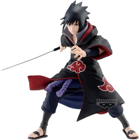 FIGURA SASUKE UCHIHA IV VIBRATION STARS NARUTO SHIPPUDEN 15CM image 0