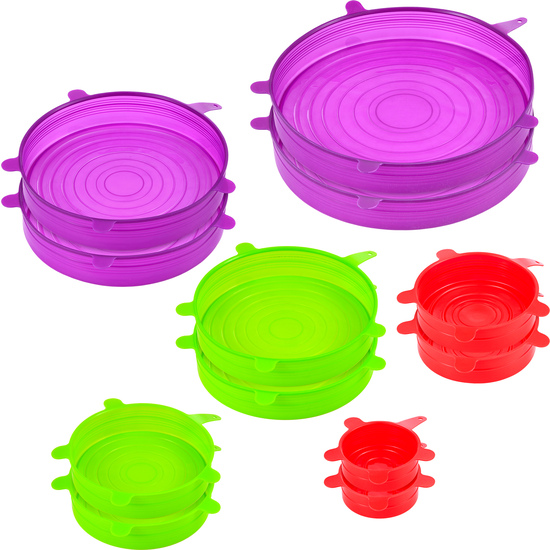 PACK BATERÍA DE COCINA 5 PIEZAS + SET DE 12PC TAPAS DE SILICONA image 5