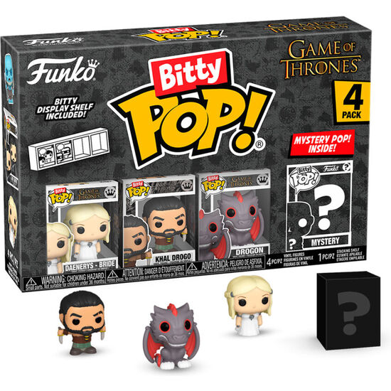 BLISTER 4 FIGURAS BITTY POP JUEGO DE TRONOS KHALEESI image 1