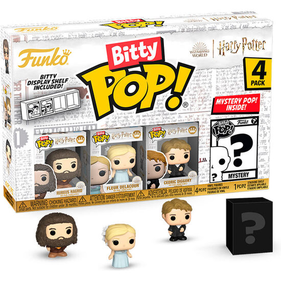 BLISTER 4 FIGURAS BITTY POP HARRY POTTER HAGRID image 0