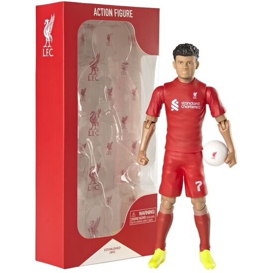 FIGURA ACTION LUIS DIAZ LIVERPOOL FOOTBALL CLUB 20CM image 0