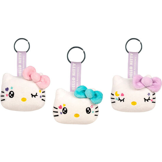 LLAVERO PELUCHE 50TH ANNIVERSARY HELLO KITTY 7CM SURTIDO image 0