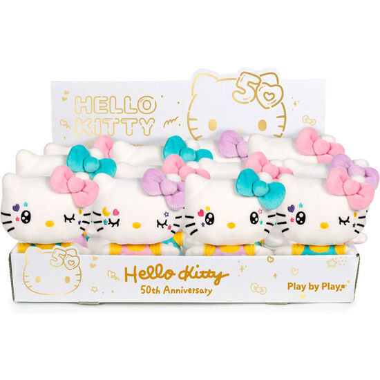 PELUCHE 50TH ANNIVERSARY HELLO KITTY 16CM SURTIDO image 1