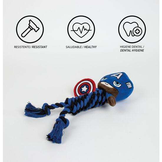 CUERDA DENTAL PARA PERRO PERSONAJE MARVEL image 3