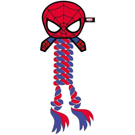 CUERDA DENTAL PARA PERRO PERSONAJE SPIDERMAN image 0