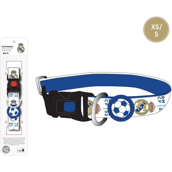 COLLAR PARA PERROS XS/S REAL MADRID image 0