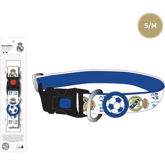 COLLAR PARA PERROS S/M REAL MADRID image 0