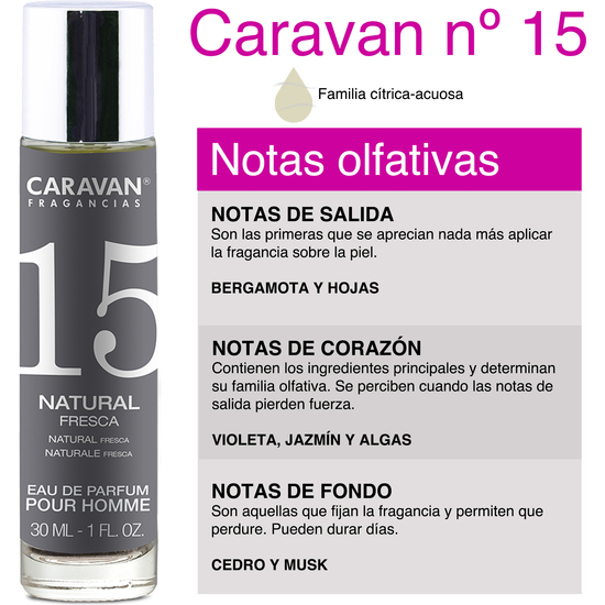 CARAVAN PERFUME DE HOMBRE Nº15 30ML image 1