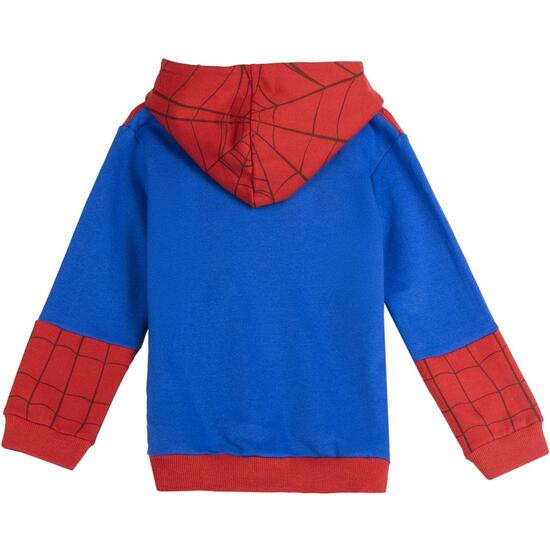 SUDADERA CON CAPUCHA COTTON BRUSHED CREMALLERA SPIDERMAN image 1