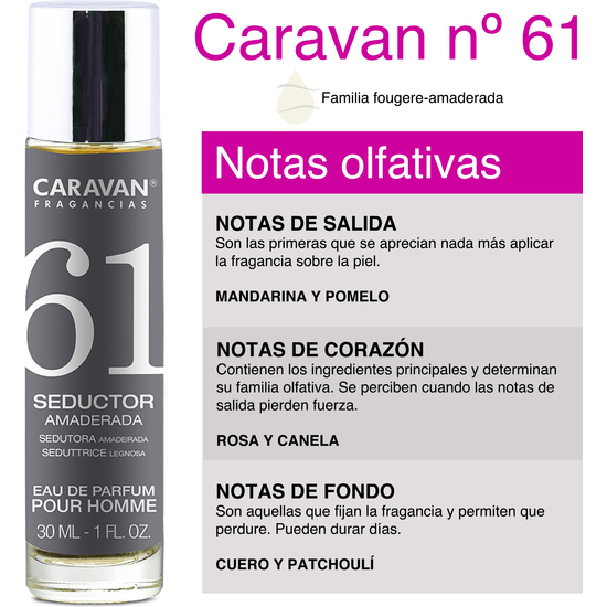 CARAVAN PERFUME DE HOMBRE Nº61 30ML image 1