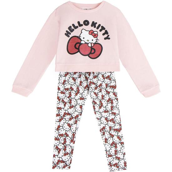 CONJUNTO 2 PIEZAS COTTON BRUSHED LEGGIN HELLO KITTY image 0
