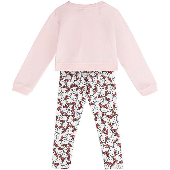 CONJUNTO 2 PIEZAS COTTON BRUSHED LEGGIN HELLO KITTY image 1