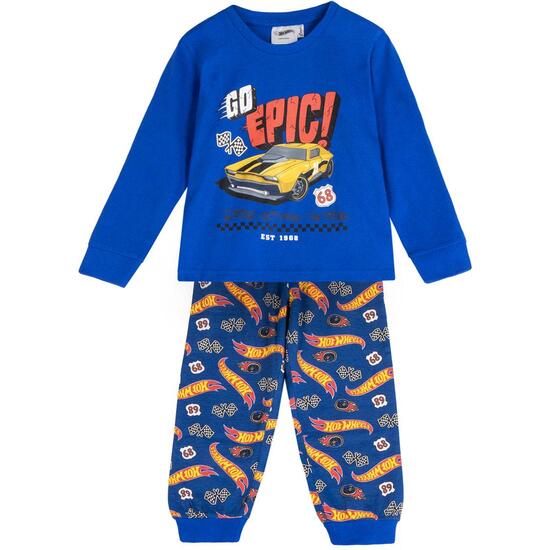 PIJAMA LARGO SINGLE JERSEY HOT WHEELS image 0