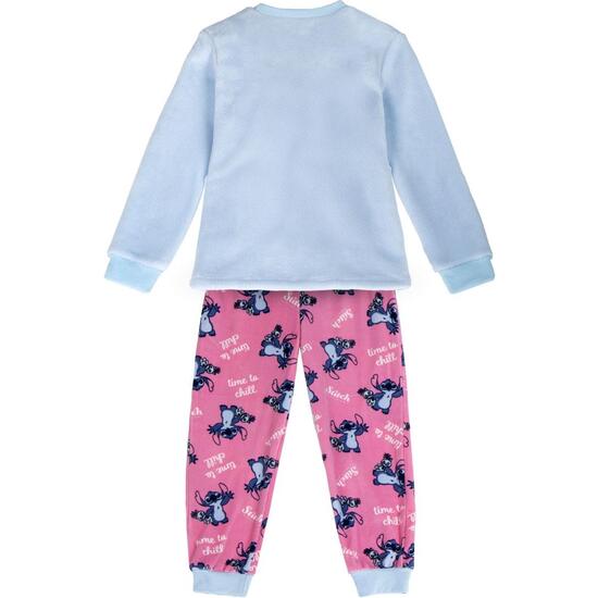 PIJAMA LARGO VELOUR POLY APLICACIONES STITCH image 1