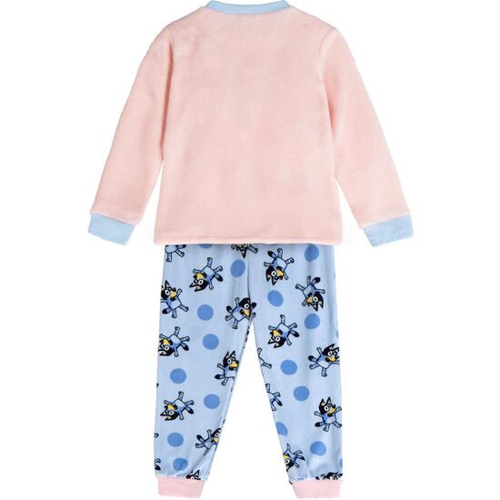 PIJAMA LARGO VELOUR POLY APLICACIONES BLUEY image 1