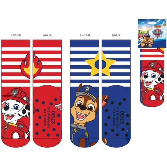 CALCETIN ANTIDESLIZANTE APLICACIONES PAW PATROL image 0