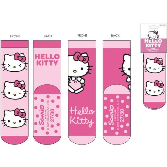 CALCETIN ANTIDESLIZANTE APLICACIONES HELLO KITTY image 0