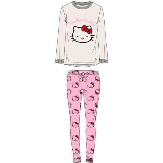 PIJAMA LARGO SINGLE JERSEY HELLO KITTY image 0