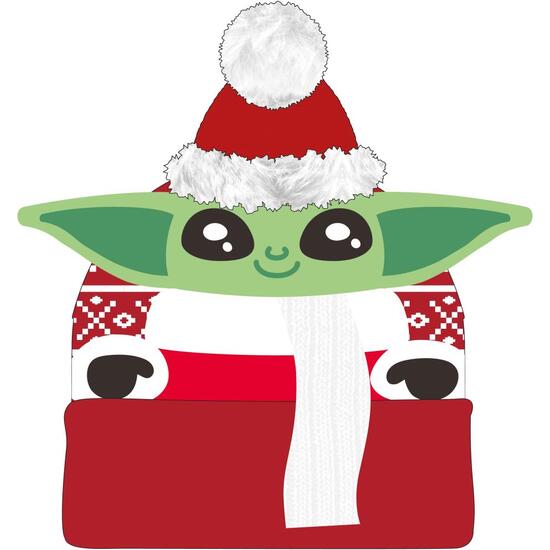 GORRO PUNTO CHRISTMAS THE MANDALORIAN image 0