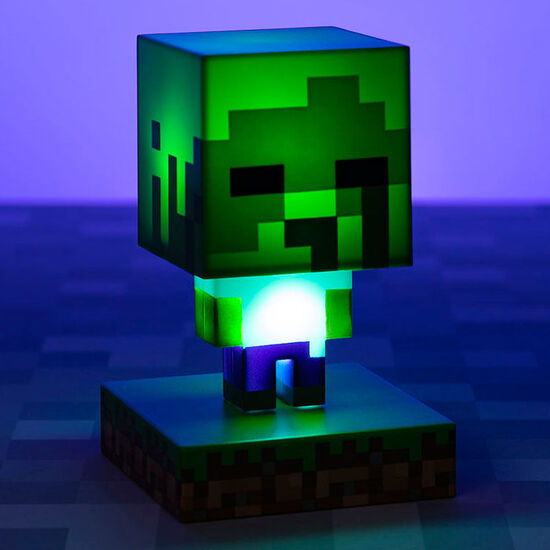 LAMPARA ICONS ZOMBIE MINECRAFT image 0