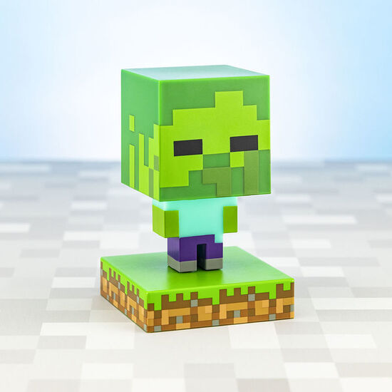 LAMPARA ICONS ZOMBIE MINECRAFT image 2