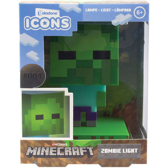 LAMPARA ICONS ZOMBIE MINECRAFT image 3