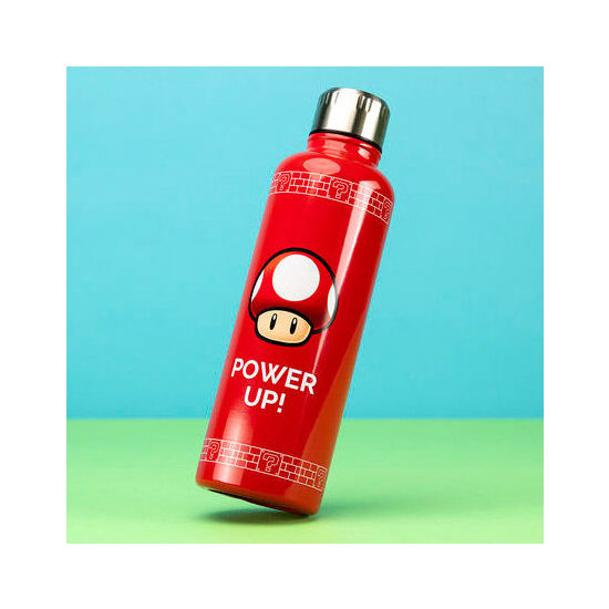 BOTELLA POWER UP SUPER MARIO NINTENDO image 1