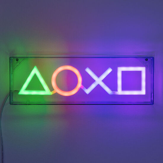 LAMPARA LED SIMBOLOS PLAYSTATION image 0