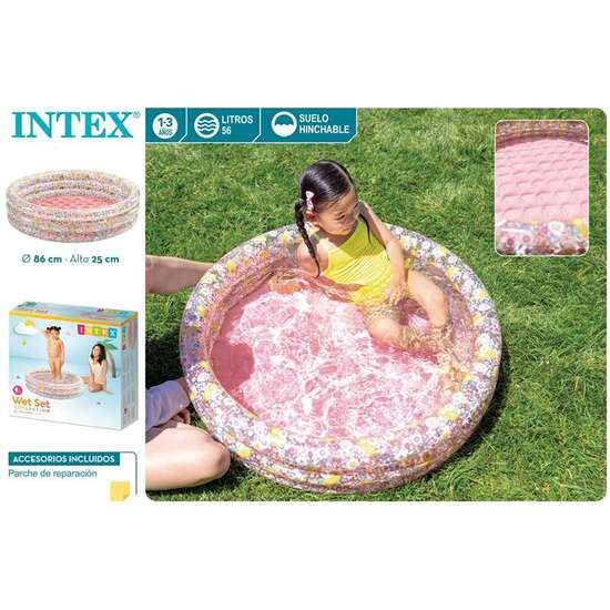 PISCINA INFANTIL HINCHABLE SWEET BLOSSOM 86X25CM  (1-3 AÑOS) image 0