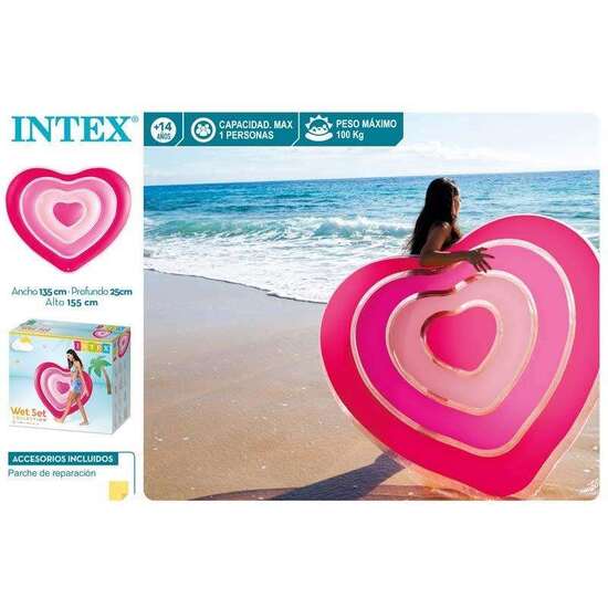 COLCHONETA HINCHABLE SWEETHEARTH FLOAT 155X135X25 CM (+14 AÑOS) image 0