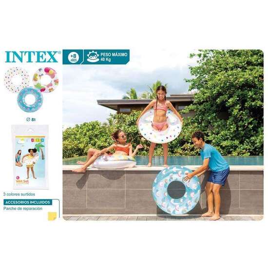 FLOTADOR RUEDA HINCHABLE MAGIC TUBES 81 CM (+8 AÑOS) - MODELOS SURTIDOS image 0