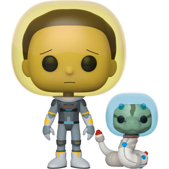 FIGURA POP RICK & MORTY SPACE SUIT MORTY WITH SNAKE image 0