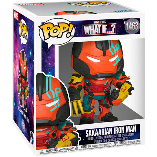 FIGURA POP SUPER MARVEL WHAT IF SAKAARIAN IRON MAN image 0