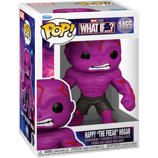 FIGURA POP MARVEL WHAT IF HAPPY THE FREAK HOGAN image 0