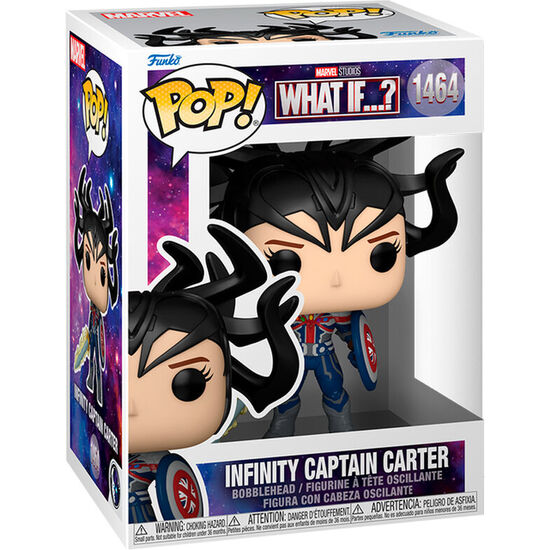 FIGURA POP MARVEL WHAT IF INFINITY CAPTAIN CARTER image 0