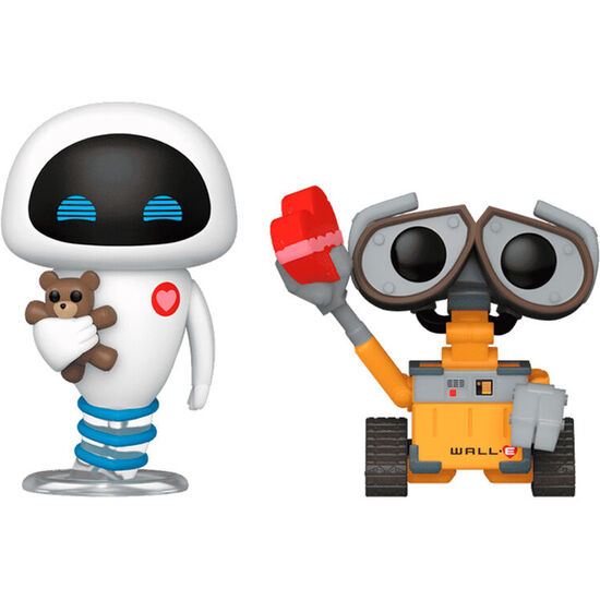 BLISTER 2 FIGURAS POCKET POP DISNEY PIXAR WALL-E & EVE VALENTINE image 0